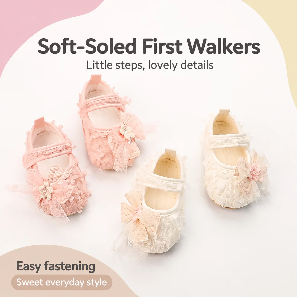 Tulle Blossom Baby Mary Janes